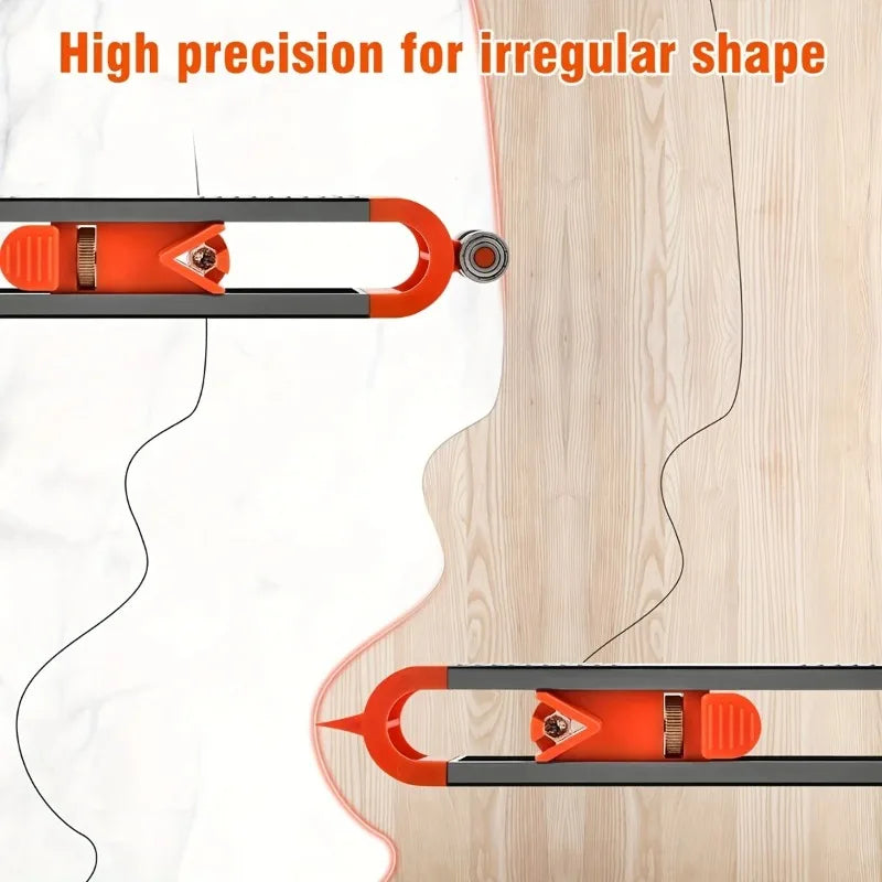 Precision Contour Gauge Scribe Tool for Woodworking Irregular Shape Profile Duplicator Tool for Van Conversion Projects