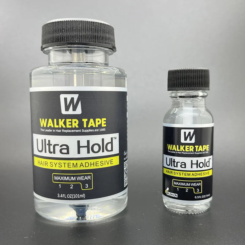 Ultra Hold Wig Glue Waterproof Hair Glue For Lace Wig/Toupee/Closure Invisible Hair System Adhesive With Brush+Lace Remover