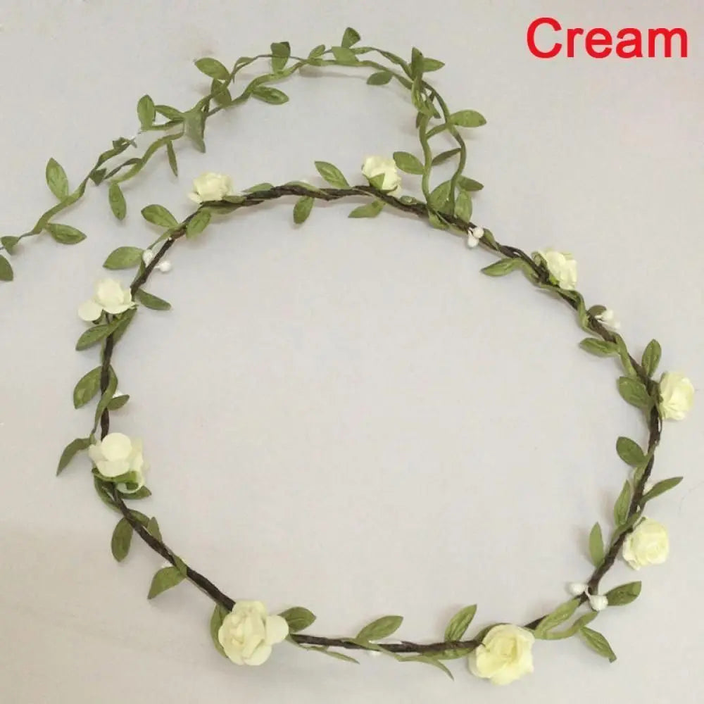 Cute Elegent Flower Garland Wedding Bride Bridal Headdress Headbands Bohemian