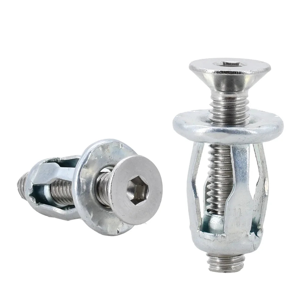 M4 M5 M6 M8 Molly Jack Nut Metal Pannel Petal Rivet Nuts License Plate Fix Rivnut Expansion Clamp Lock Hex Phillips Screw Bolt