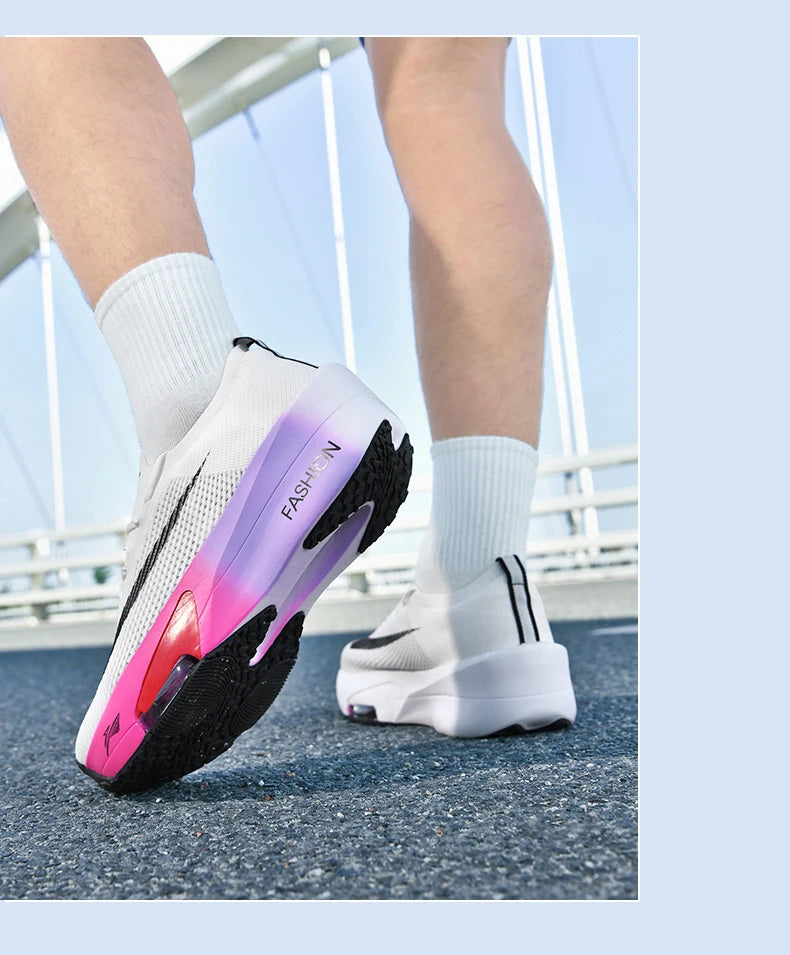 Air cushion Running Shoes Speciality Marathon Men Sports Breathable Lightweight Women's Comfortable Athletic Nonskid Sneakers