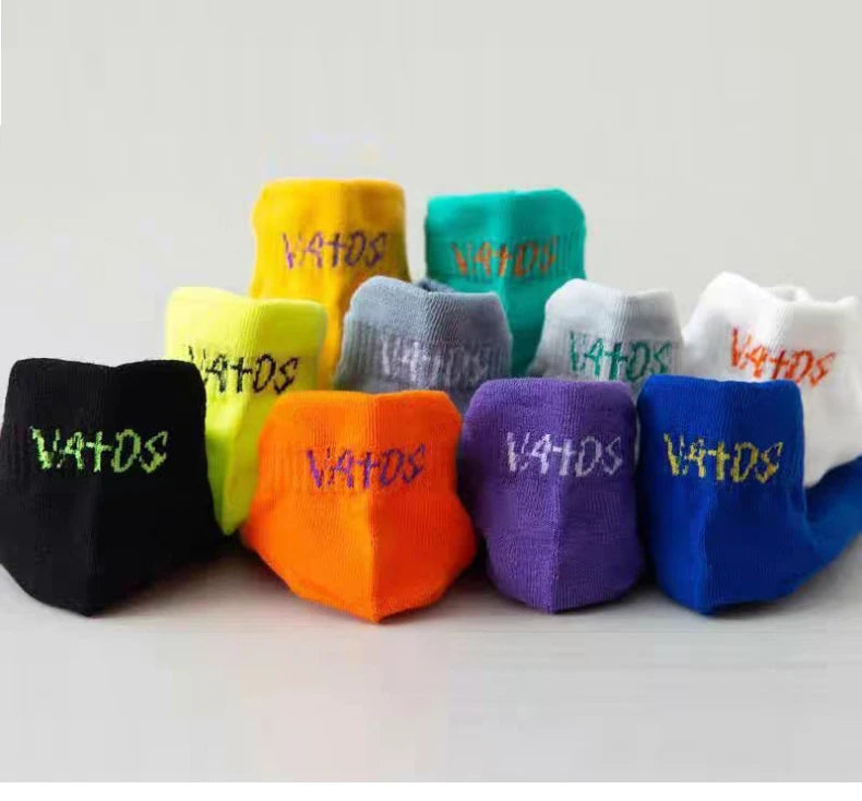 5 pairs of new summer men's short socks, light and thin casual mesh breathable boat socks, fashionable street socks