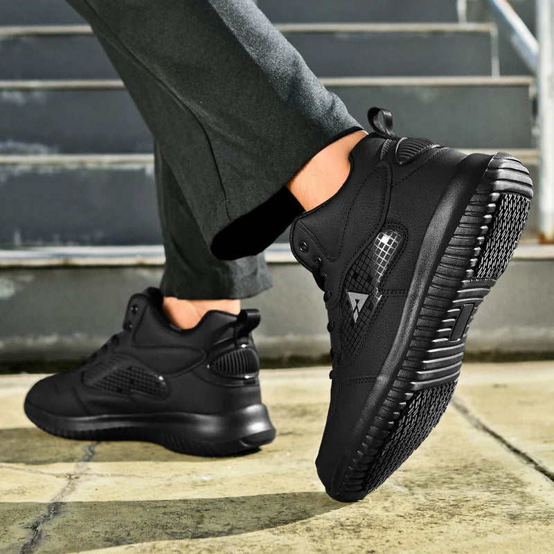 Chef shoes four season light non-slip oil-proof waterproof comfort plus size men's kitchen work shoes fashion casual men's shoes