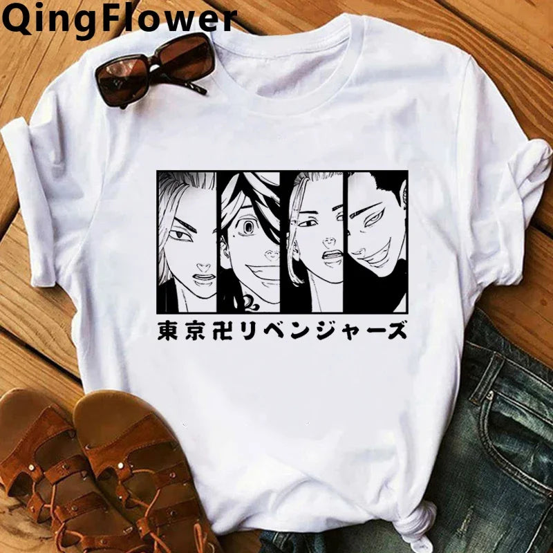 Hot Japanese Anime Tokyo Revengers T Shirt Men Chifuyu Matsuno Graphic Tees Anime T-shirt Unisex Summer Tops Tshirt Male