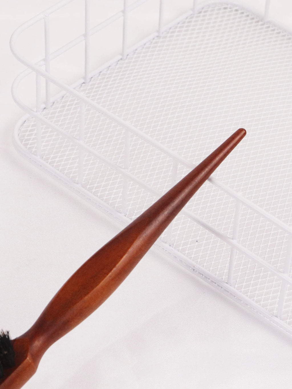 Professional fine line comb back tearing hair brush fluffy wood handle hair brush scalp massage comb Special for real hair wigs
