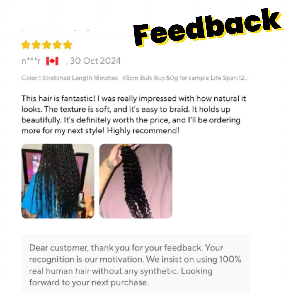 Wholesale Red Deep Wave Hair Bulk for Boho Braids 100% Human Hair Extensions No Weft Blonde Red Curly 613 Vietnamese Hair 30inch