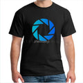 Cartoon Print Short Sleeve T-shirt Game Portal 2 Men's Summer Tops Short Sleeve European Size XS-5XL Tee Shirts