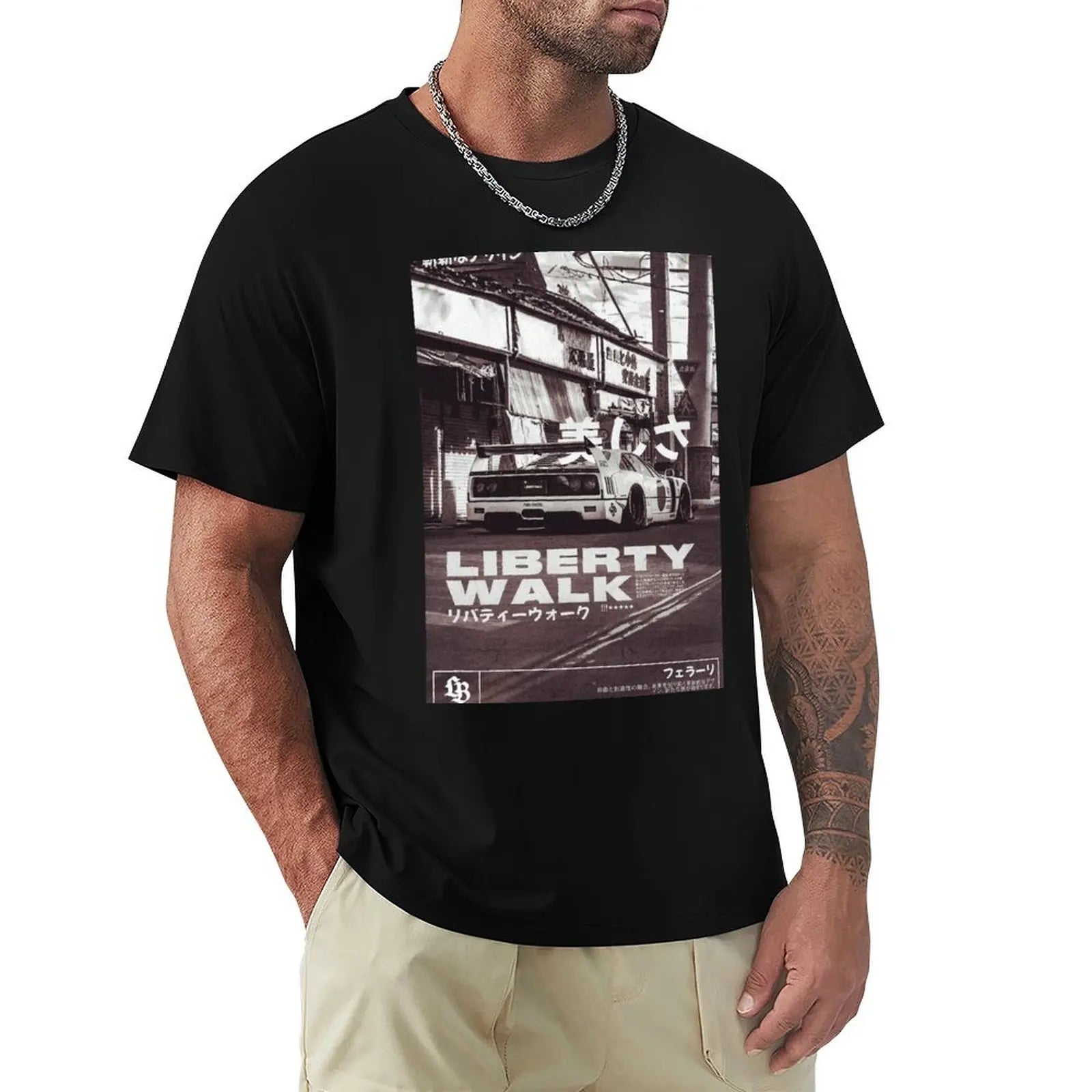 Liberty Walk V.3 T-Shirt graphics Blouse tees t shirt men