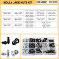 M4 M5 M6 M8 Molly Jack Nut Metal Pannel Petal Rivet Nuts License Plate Fix Rivnut Expansion Clamp Lock Hex Phillips Screw Bolt
