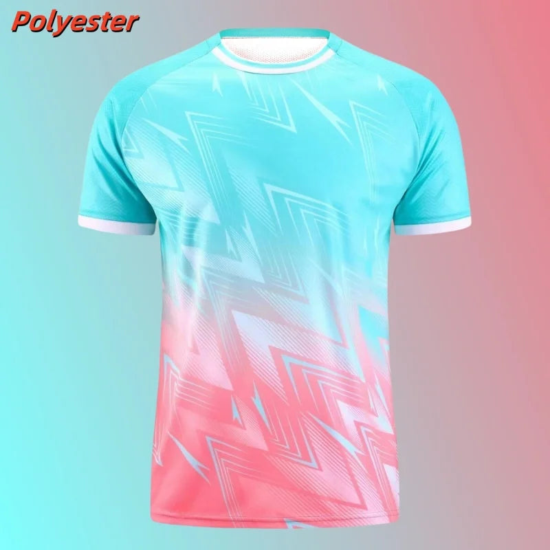 3D Printed Colorful Stripes T-Shirt For Men Geometric Gradient Pattern Tees Summer Casual Loose O-Neck Top Short Sleeve T Shirts
