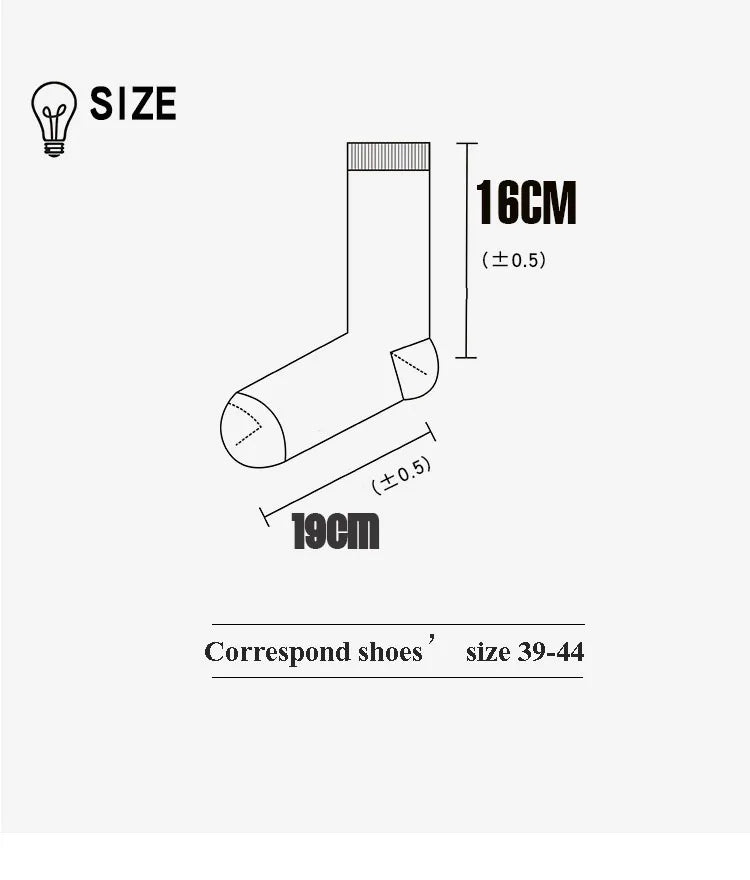 Socks Men Calcetines Hombre Basketball Socks Meias Masculina Casual Fashion Cotton Sock Sweat Sport Middle Tube Letter Socks