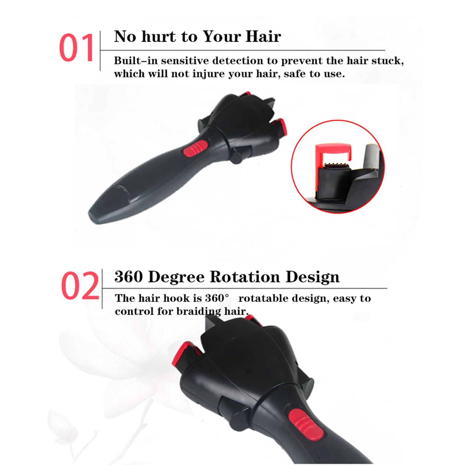 Quick Braid Tool Hair Styling Tool Hair Braider Electric Hair Braider Plait Automatic Twist Braider Styling Braiding Machine
