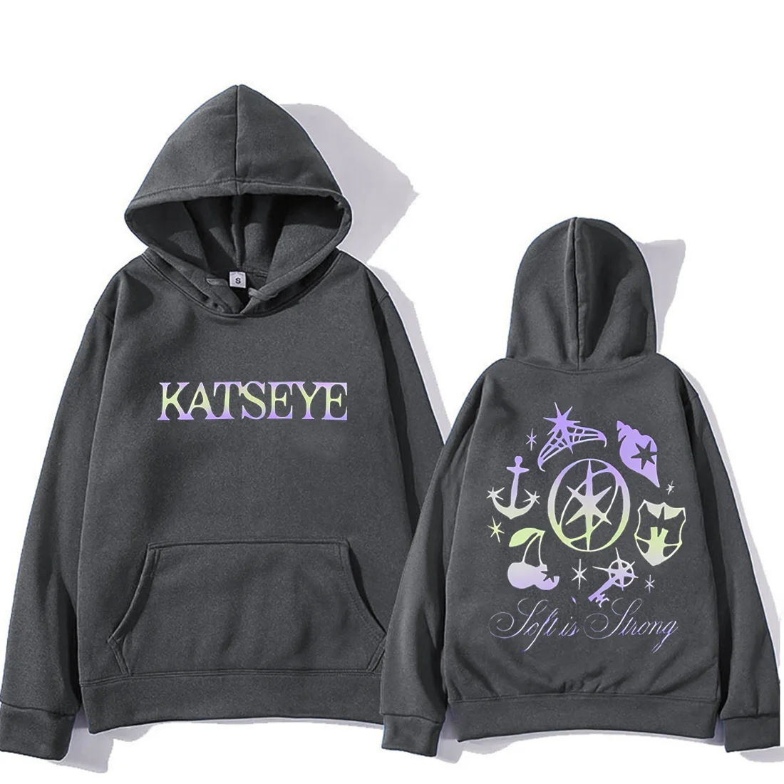Katseye fashion Hoodie Men Women 2025 oversized Long Sleeve clothing Casual Sweatshirts vintage Unisex Bodywarmer Hood pullovers