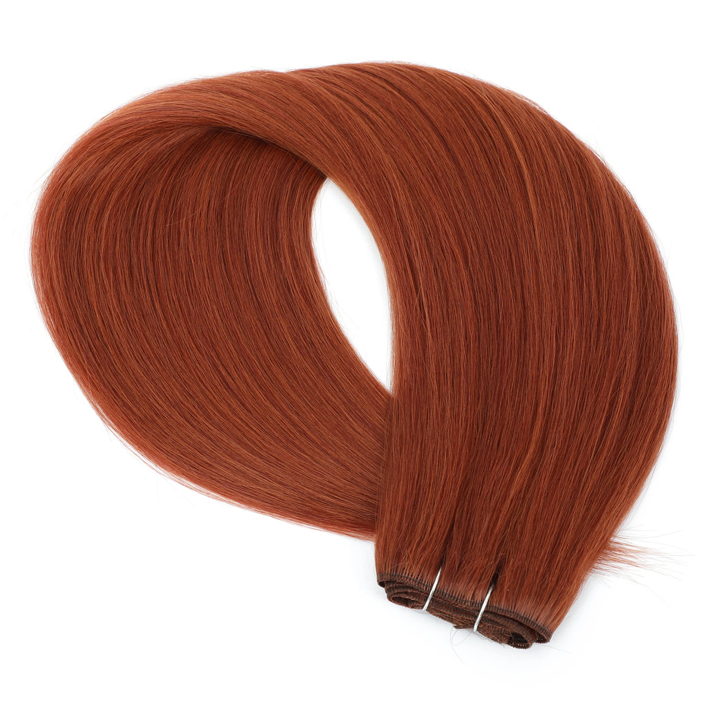 24-32 Inch Bio Protein Straight Hair Bundles Synthetic High Temperature 150g 200g Ombre Brown M888 Orange Soft Hair Weaving