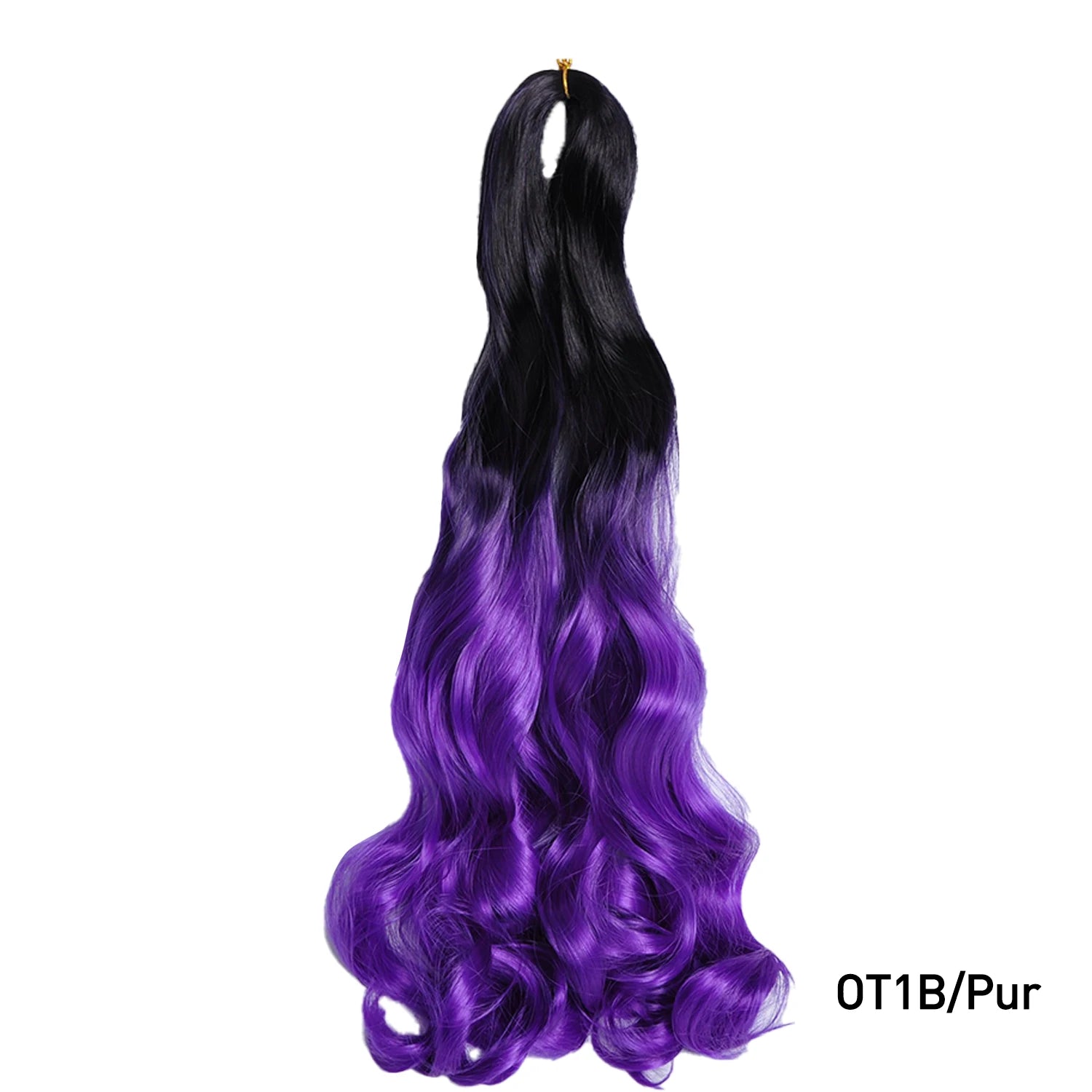 French Curls Braiding Hair Extensions 24Inch Synthetic Curl Hair Loose Wave Spiral Curl Crochet Hair Braids For Black Women