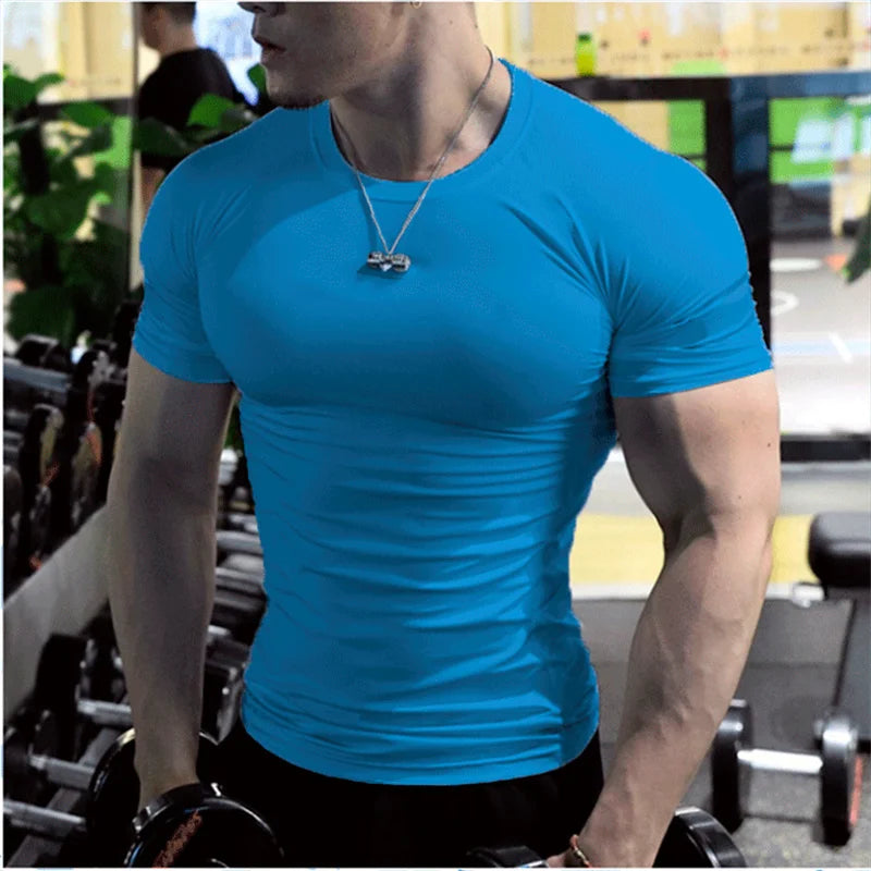Summer Short Sleeve t Shirt For Men Oversized t-Shirt Fashion White t Shirts Quick Dry Compression Football Shirt Soccer Jersey
