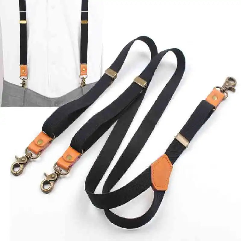 Vintage Men's Suspenders New 3 Hooks Suspenders Man For Pants Casual Mens Trouser Suspenders Fashion Adjustable Braces