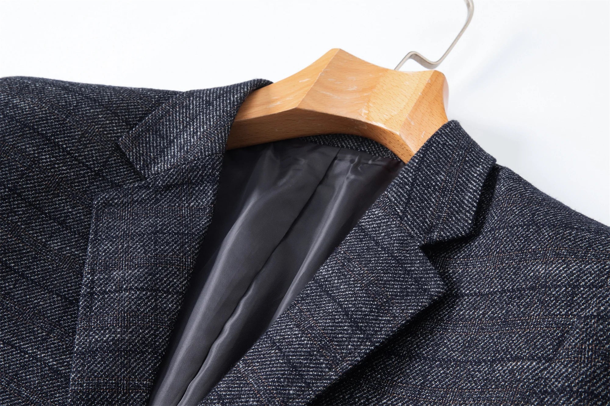 Middle-Aged Men's Business Casual Suit Father's Day Gift Wedding Formal Lightweight Suit Men's 35-60 Years Old Large Size Thin Top Men's Middle-Aged and Elderly Jacket