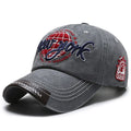 Vintage New York Embroidered Baseball Cap Soft Washed Dad Hat Letter Embroidery Washed Vintage Duckbill Cap