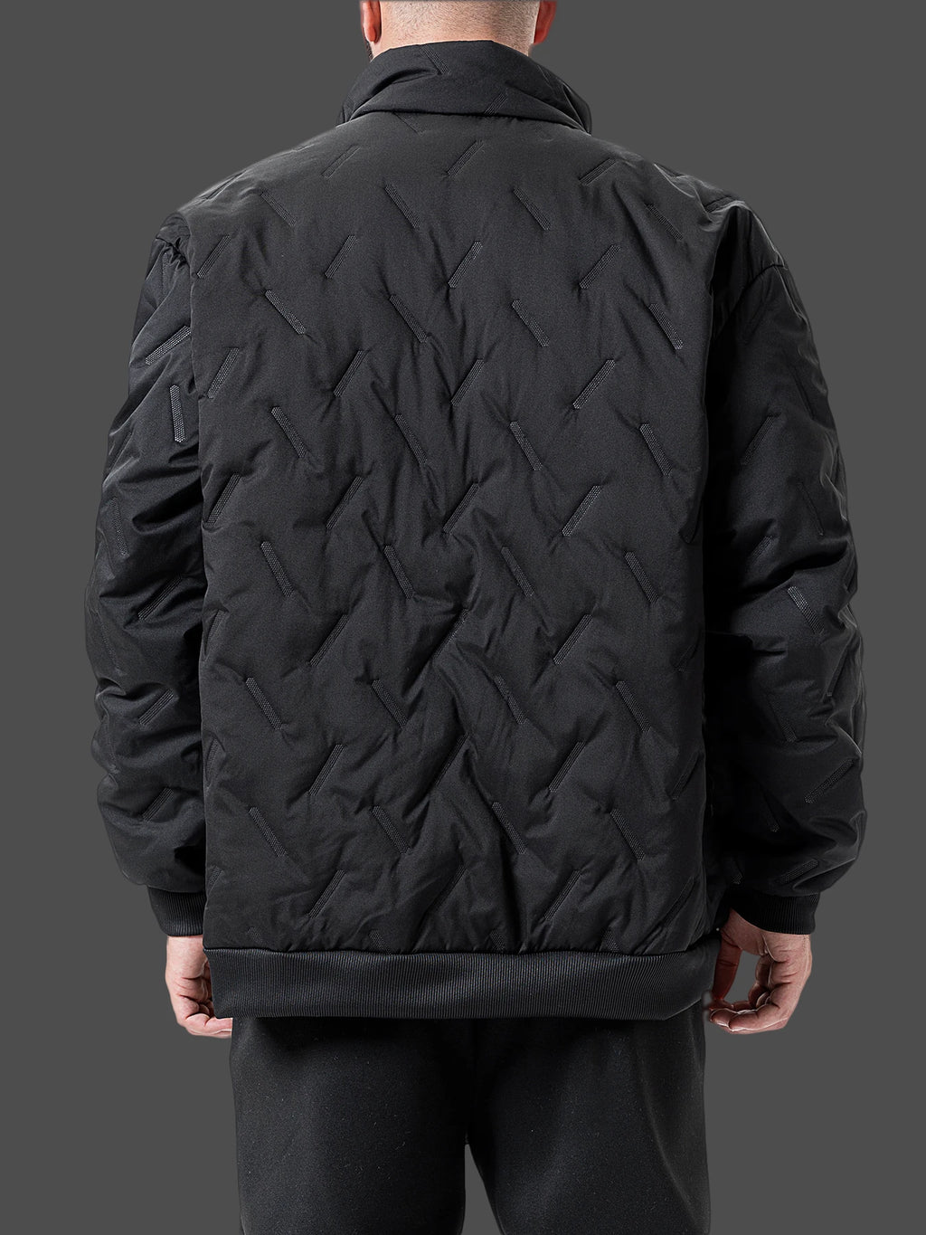 Winter Men's Zipper Stand Collar Jacket Male Casual Warm Thickened Fleece Lined Jacket Coat Streetwear Men Windproof Warm Coat