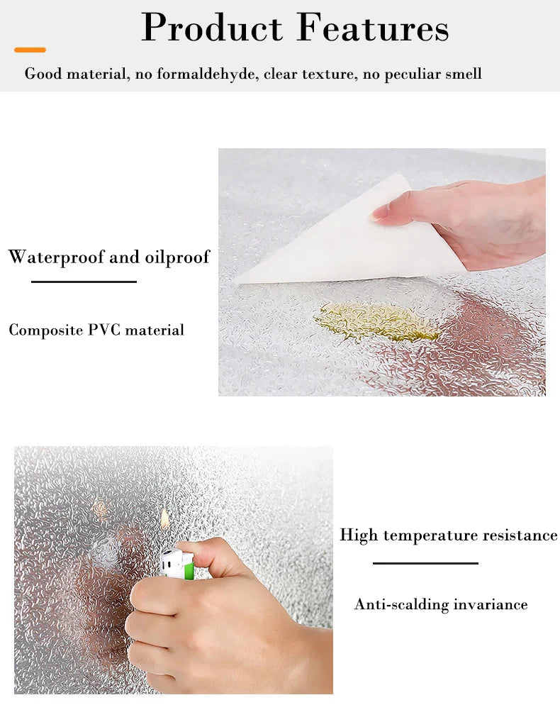 Kitchen High Temperature Resistant Wall Stickers Oil Resistant Stickers Waterproof And Cabinets Stoves Aluminum Foil Paper