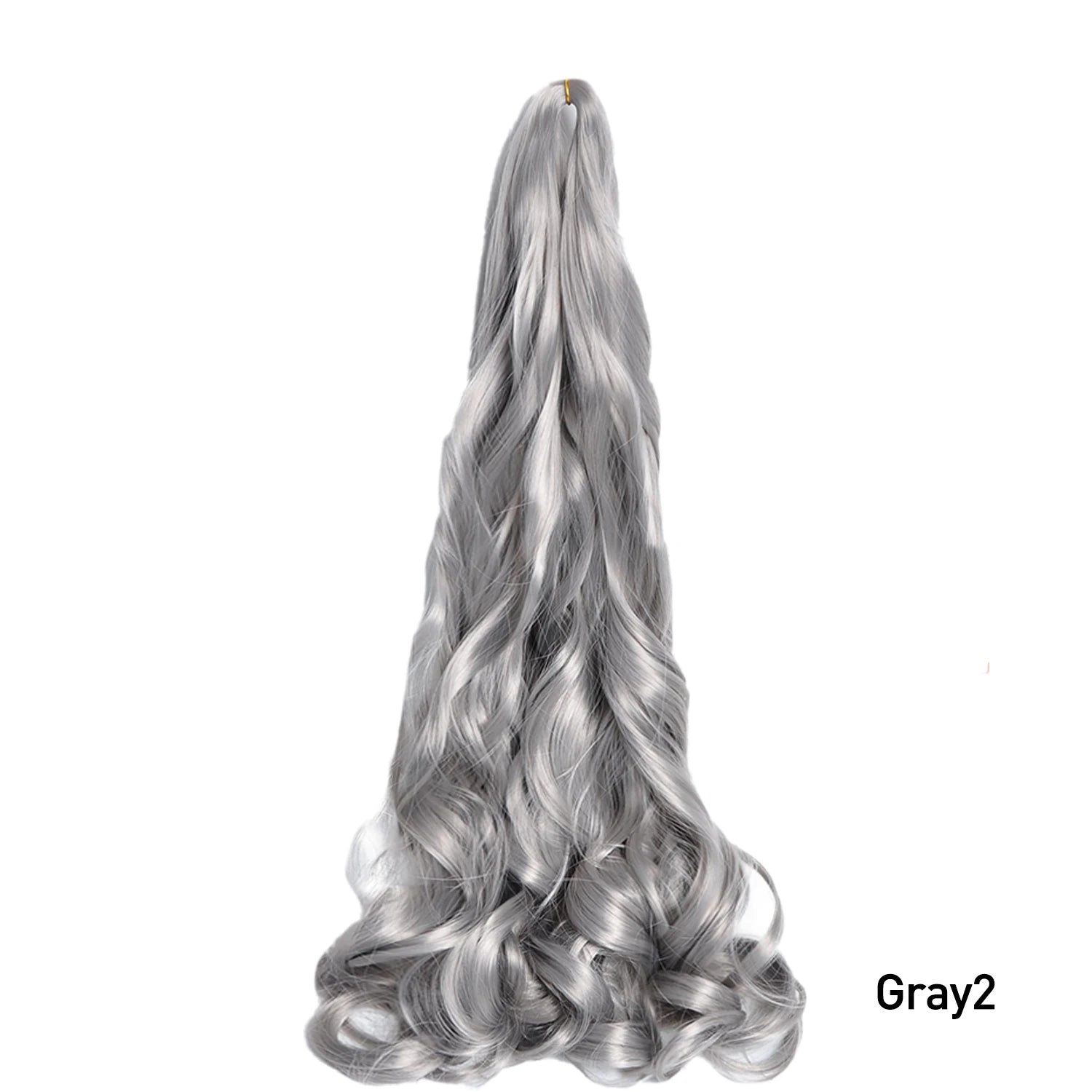French Curly Crochet Braiding Hair Synthetic Loose Wave Ombre Braids Hair for Women Spiral Curls Pre Stretched Hair Extensions