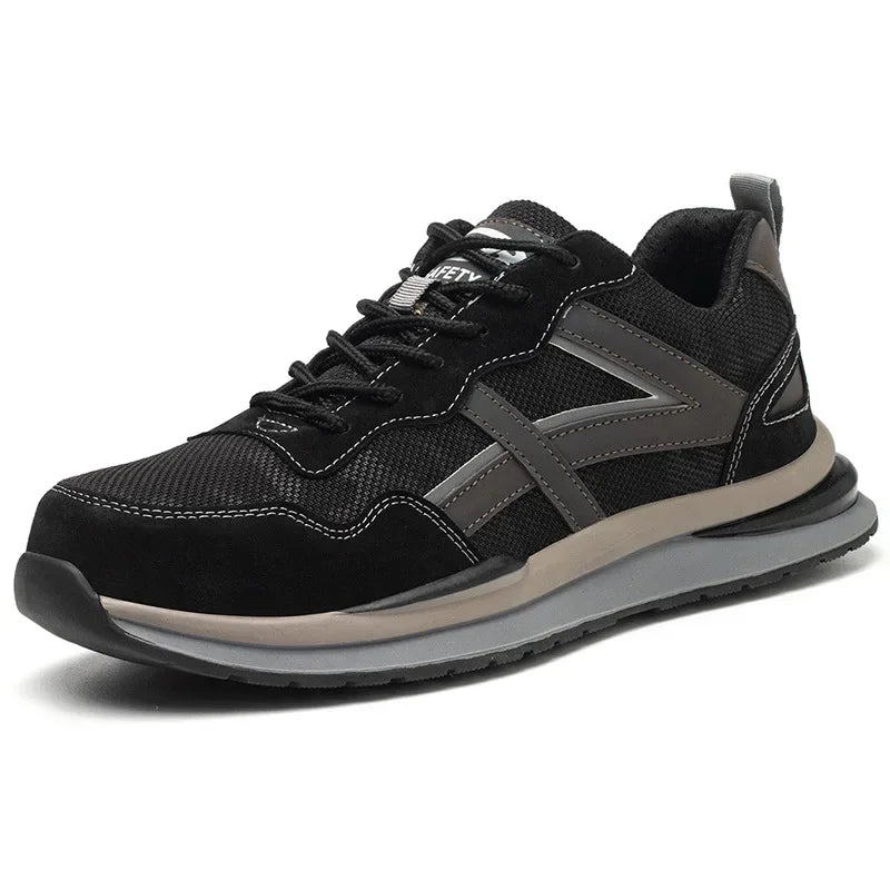 New Type of Labor Protection Shoes Anti - Hit Anti - Puncture Summer Mesh Surface Breathable Protective Shoes Safety Work Shoes