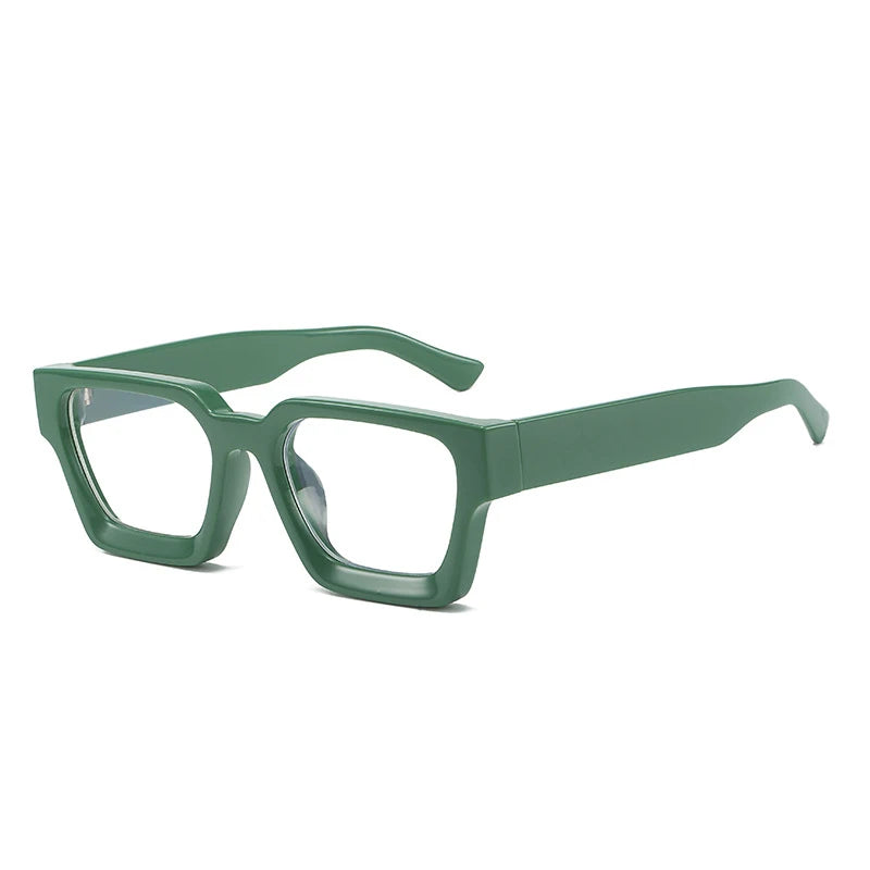 SHAUNA Retro Women Anti Blue Light Glasses Frame Fashion Men Square Optical Eyewear