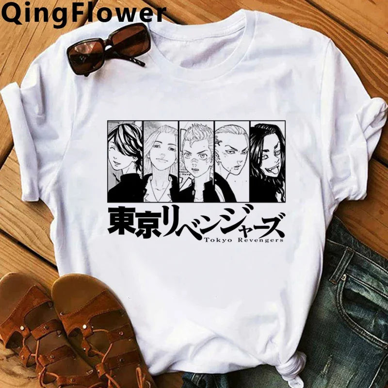 Hot Japanese Anime Tokyo Revengers T Shirt Men Chifuyu Matsuno Graphic Tees Anime T-shirt Unisex Summer Tops Tshirt Male