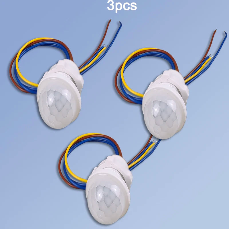 Smart PIR Sensor Detector Switch 110V 220V Human Body Infrared Auto On Off Light For LED Lamp Ceiling Light Panel Lights