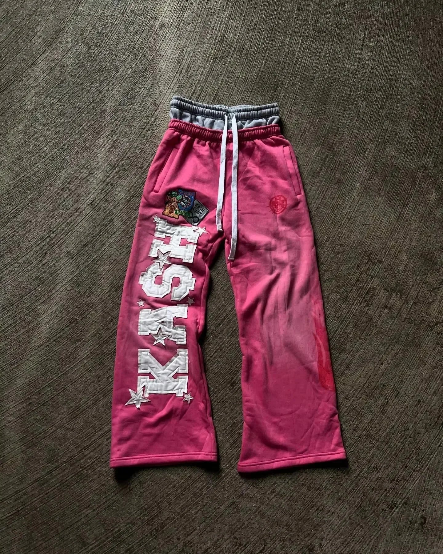 Retro Animal Print Sweatpants Y2K Clothes Men Women Harajuku Hip Hop Retro Graphic Baggy Sweatpants Elastic Waist Casual Trouser