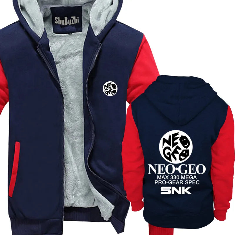 Neo Geo Pro Gear Spec Logo Vinyl men thick fleece hoody warm hoodies winter jacket male coat euro size drop shipping
