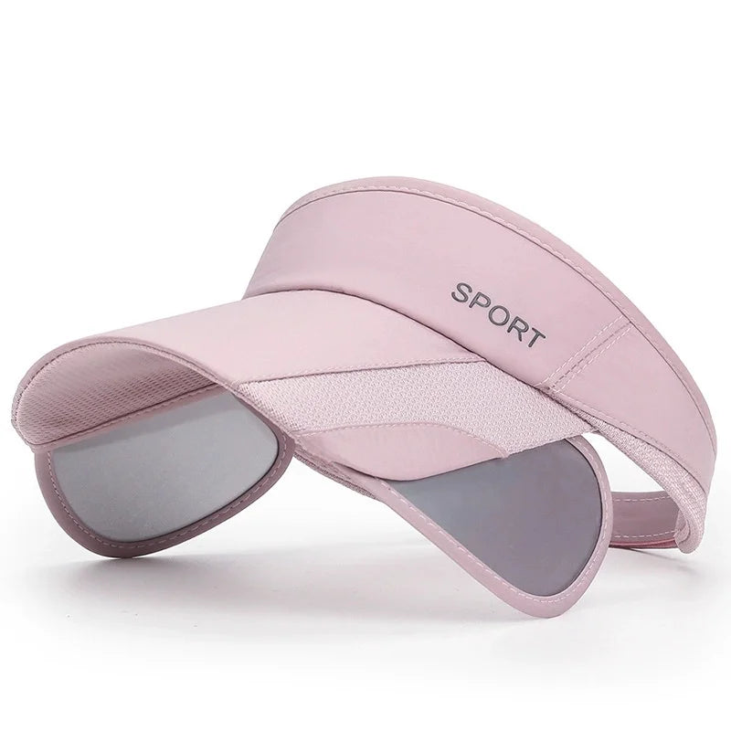 New Summer Outdoor Sport Casual Sports Empty Cap Men's Fishing Widened Pull-Out Brim Sunshade Sun Protection Hat Women