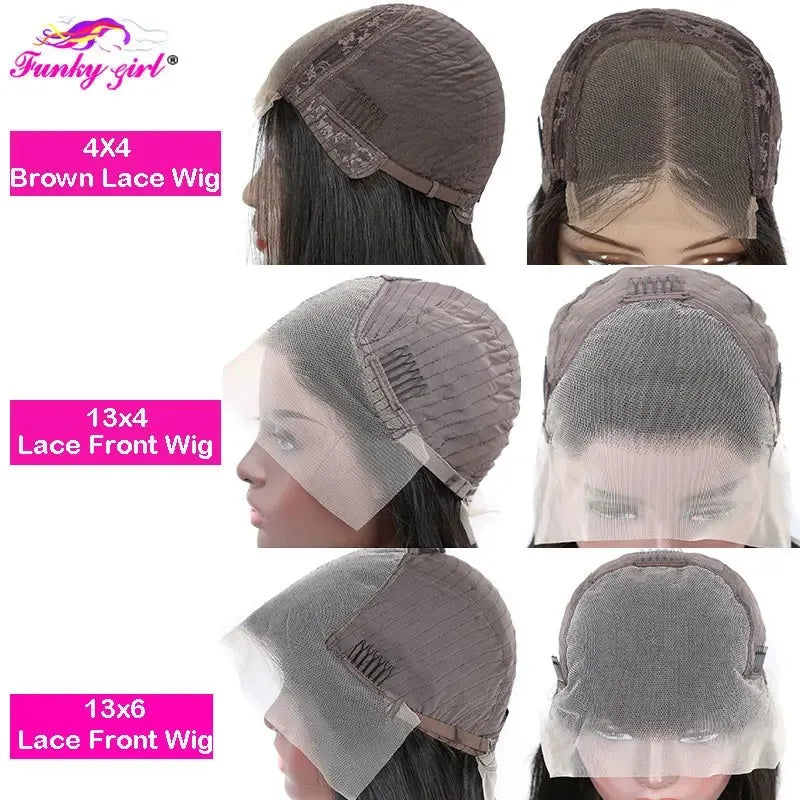 Loose Deep 100% Human Hair Lace Front Wigs For Women Transparent Lace Frontal Remy Human Hair Wig Natural Color Deep Curly Wigs