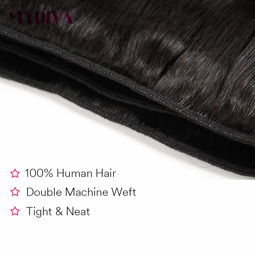 Body Wave Bundles 10-30 Inch Human Hair Extensions 100% Natural Body Wave Human Hair Weave Bundle 50g/Pcs Natural Black