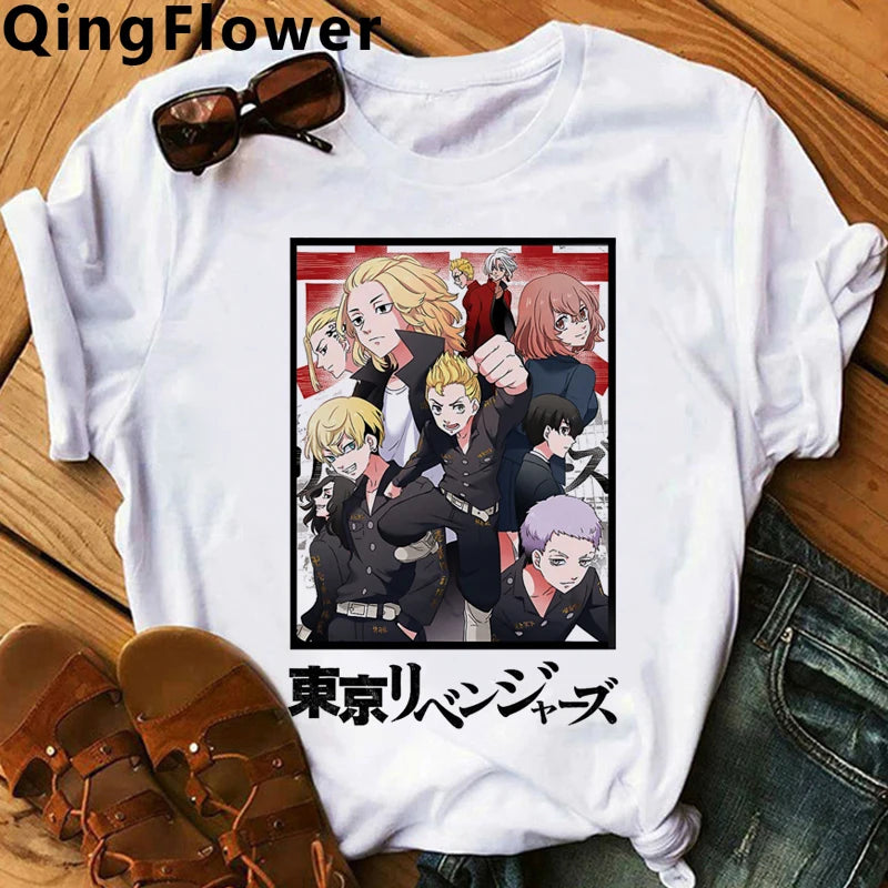Hot Japanese Anime Tokyo Revengers T Shirt Men Chifuyu Matsuno Graphic Tees Anime T-shirt Unisex Summer Tops Tshirt Male