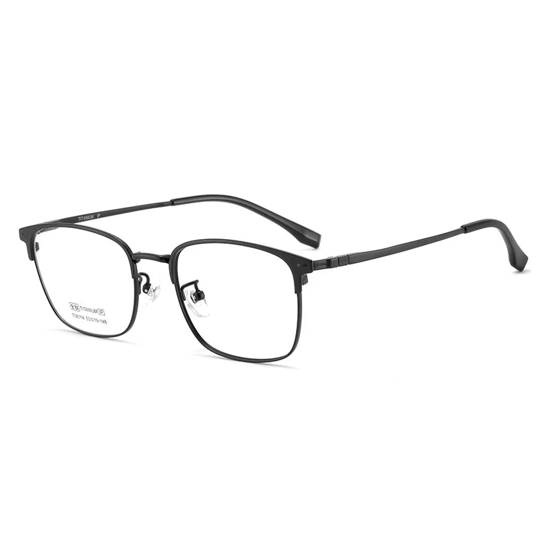 BCLEAR Men Women Retro Glasses Frame Ultra-light Titanium Myopia Glasses Optical Prescription Fashion Desgin Eyeglasses Frame