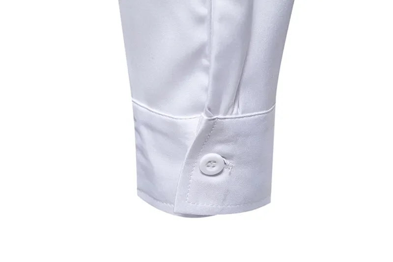 High Quality Men's Casual Long Sleeved Shirt Daily Floral Shirt Party Streetwear Embroidery Tops