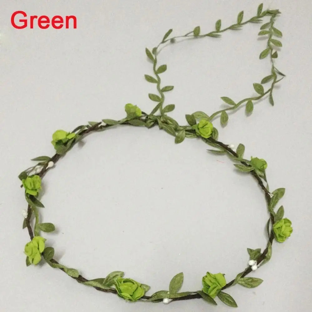 Cute Elegent Flower Garland Wedding Bride Bridal Headdress Headbands Bohemian
