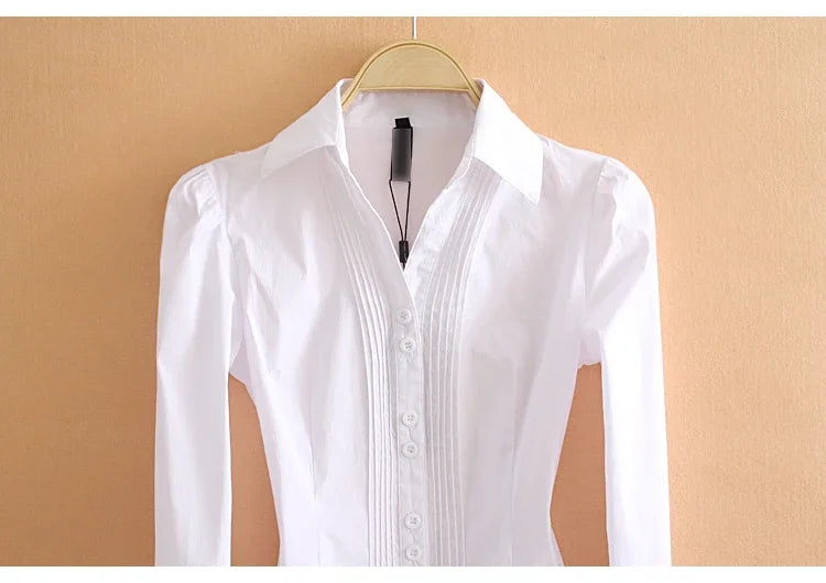 Office Work Outfits Long Sleeve And Short Sleeve Bodysuits White Shirts Black Blouses Fashion Rompers Elegant Overalls For Women