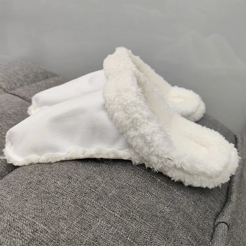 New Winter Warm Ankle Sock Plush Liner Shoes Charm Insoles Shoe Charms Thicken Plush Insole for Women Men Shoe Covers Removable