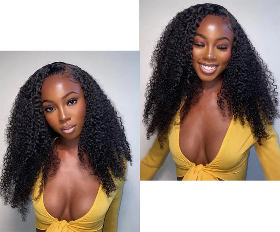 Indian Afro Kinky Curly Bundles Human Hair Extensions 100% Unprocessed Virgin Human Hair Weave Bundles Deal Jerry Curl 1/3/4PCS