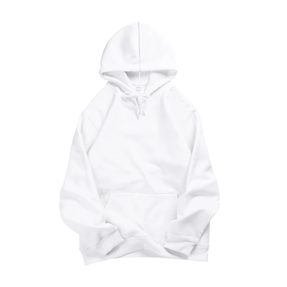 Men's Solid Color Casual Hoodie Oversize Sweatshirt Sweatshirt With Zipper Paired Hoodies and Hoodies Women Man Sweatshirts
