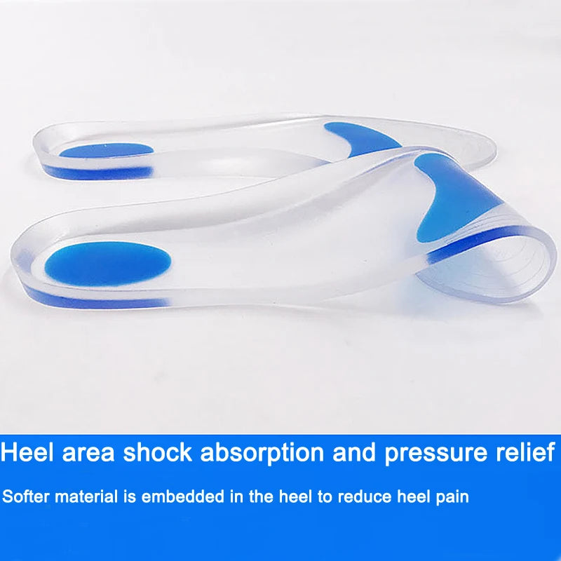 Silicone Gel Orthopedic Insoles for Shoes Man Woman Flat Feet Arch Support Orthotic Insoles Plantar Fasciitis Relief Foot Pads