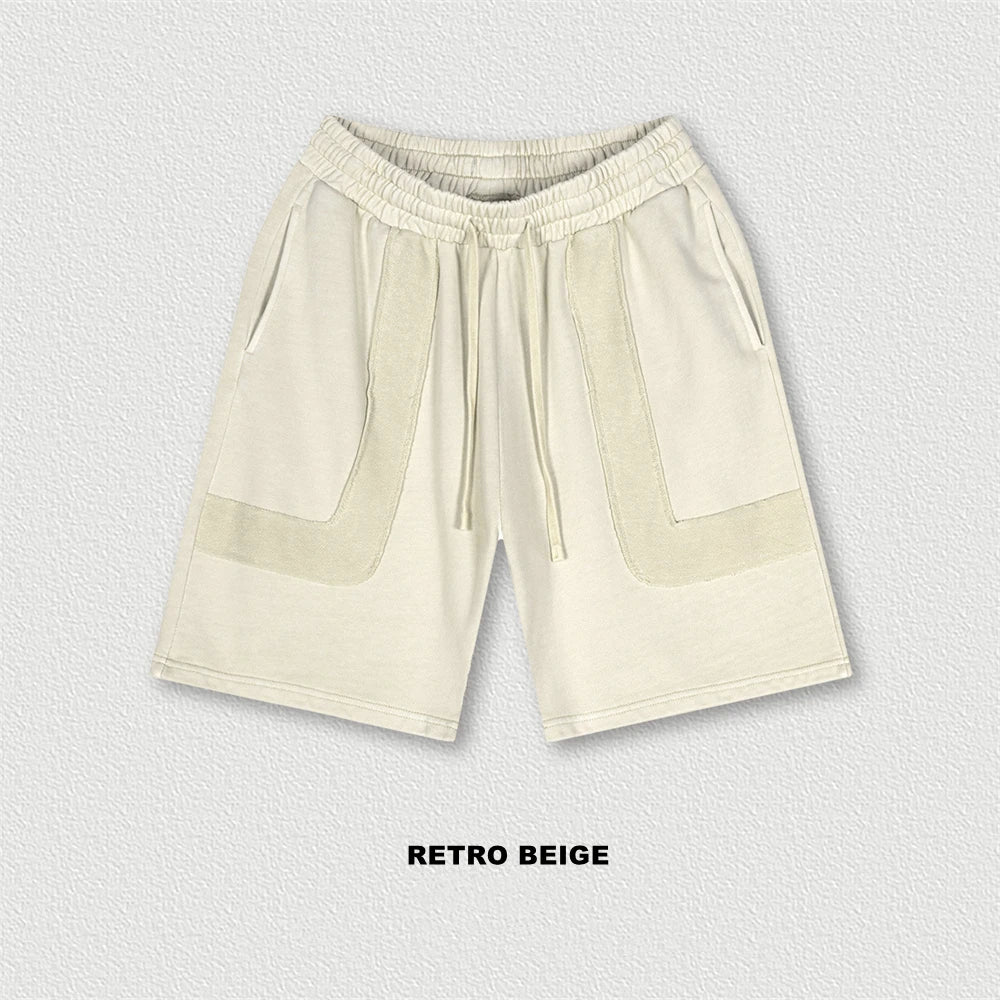 ZODF New 2024 Summer Men Washed Cotton Shorts Unisex Casual Loose 350gsm Comfortable Short Pants Brand Bottoms HY0792