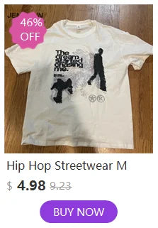 Punk Lyrical Print T-Shirts Oversize Hip Hop Women Streetwear Clothing Harajuku  Goth Unisex Men Top Short Sleeve Cotton Tee Y2K