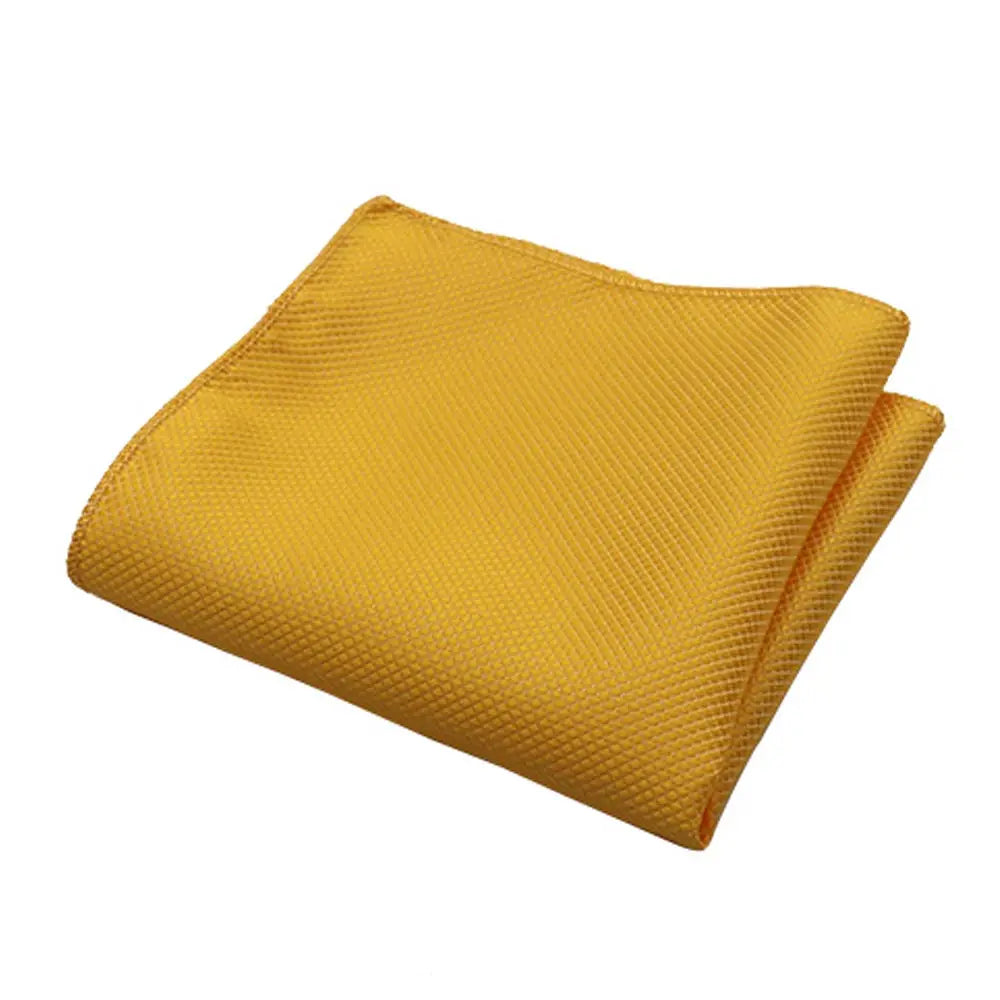 HUISHI Men's Hanky Jacquard Handkerchief Solid Plain Suits Pocket Square For Men Wedding Business Party Kanky Pocket Gifts