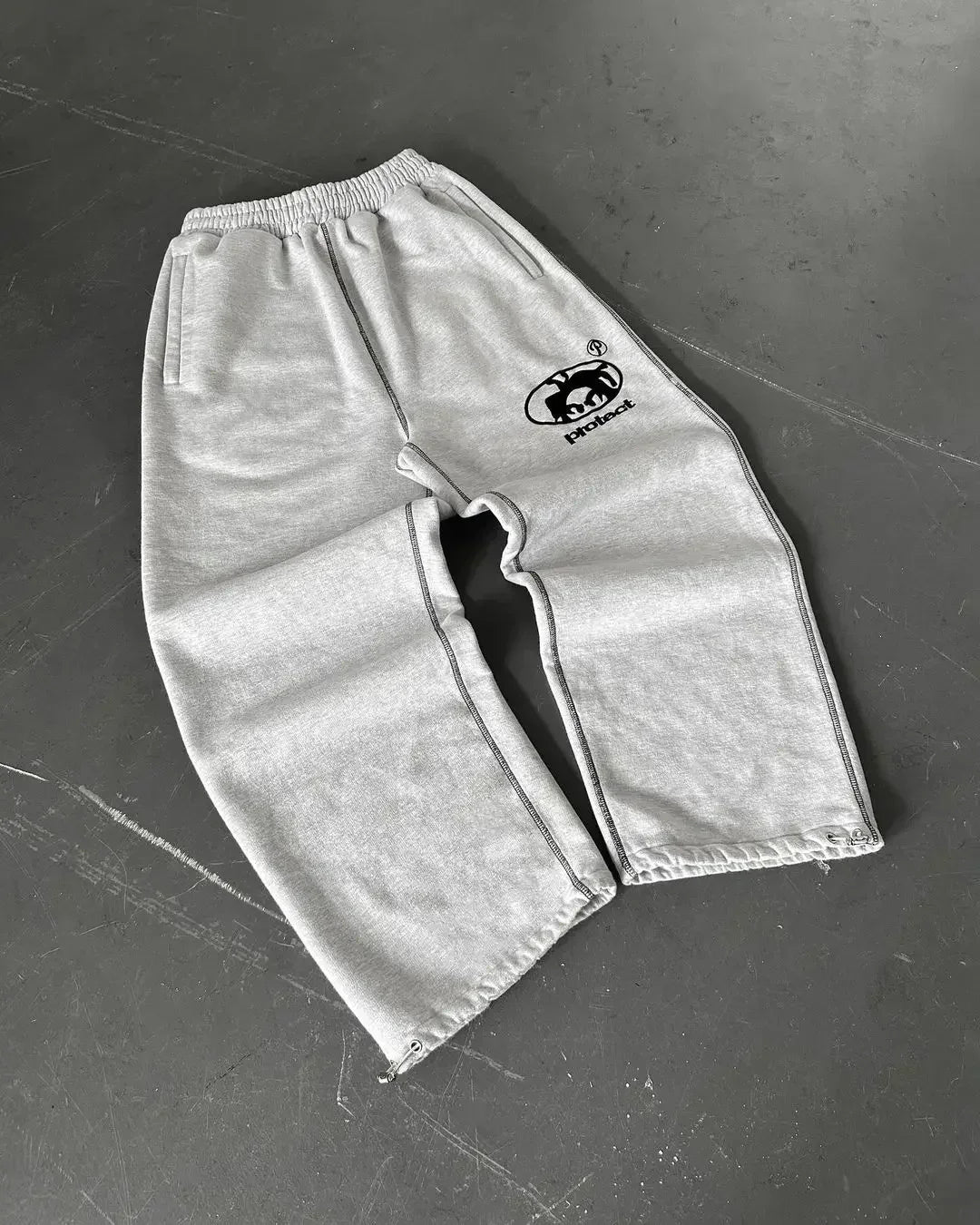 Streetwear Hoodie Sweatpants Two Piece Set Y2K Sportswear Men Harajuku HipHop Letter Embroidery Oversized Sweatshirt Casual Pant
