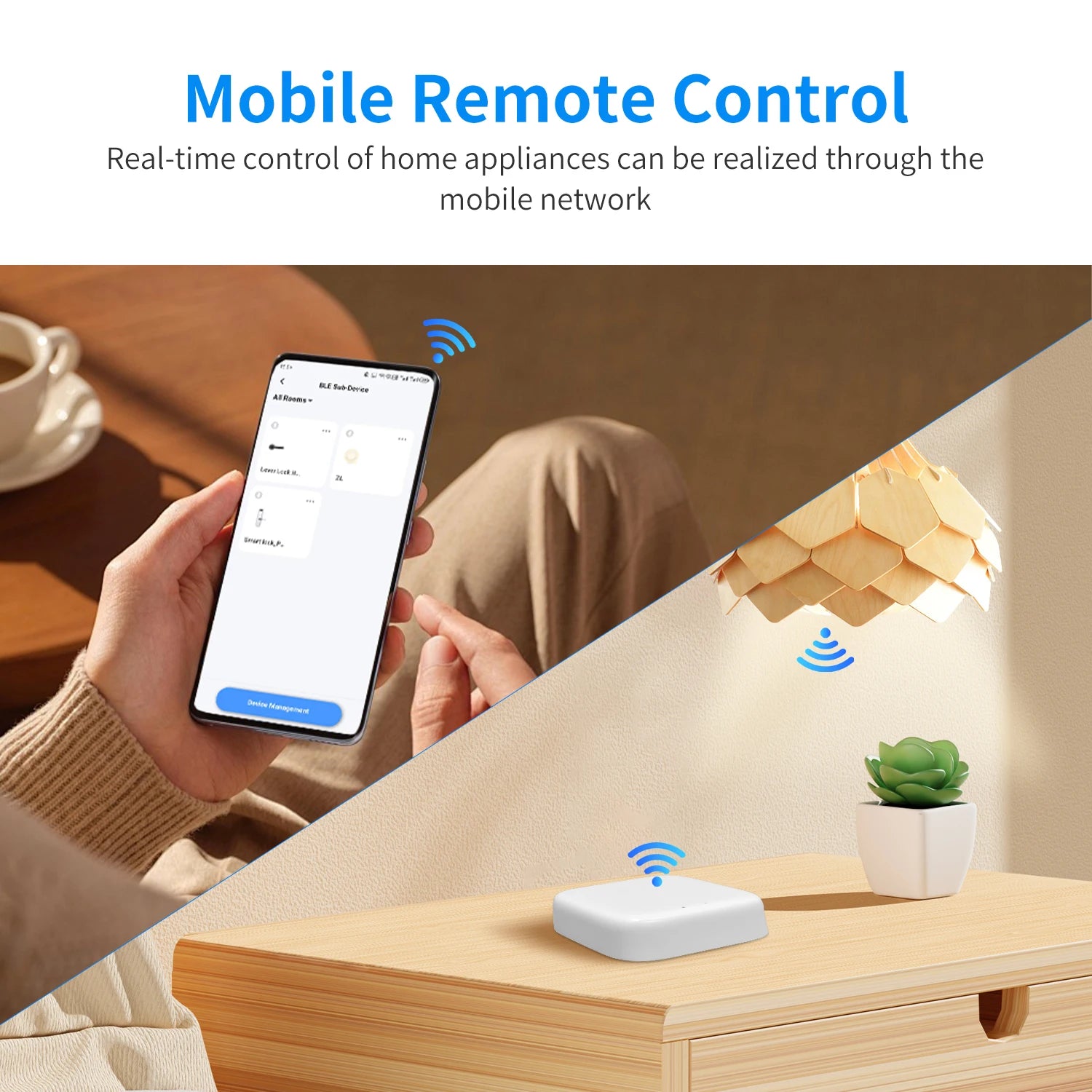 Tuya Bluetooth Multi-mode Gateway Hub Smart Home Wireless Control Hub Smart Life App Control Works With Alexa