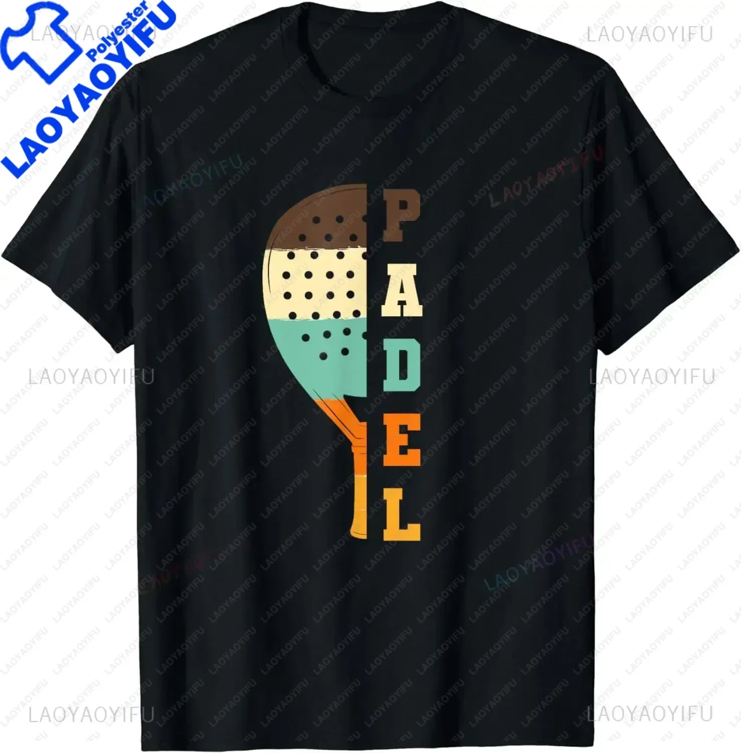 Padel Paddle Tennis Racquet Ball Vintage Colors T-Shirt  Casual Sports Street Couple Clothes  Streetwear  Mens T Shirts